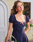 Lavendelfarbenes Sweetheart T-Shirt-Kleid
