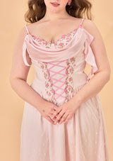 Curve & Plus Tuberose Floral Loli Corset Dress