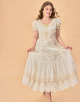 Curve & Plus Green Grapes Dress