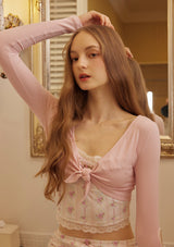 (US Exclusive)Chambord Ballet Knit Cardigan