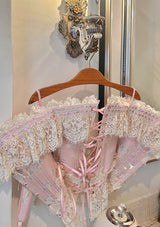 Bloom in Coral Island Corset