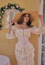 Bloom in Coral Island Corset