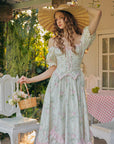 Lacemade "Fleur Poetry" floral corset dress - romantic countryside picnic style