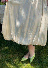 White Butterfly Flora Skirt