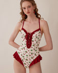 Vibrant Strawberry Bodysuit