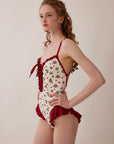 Vibrant Strawberry Bodysuit