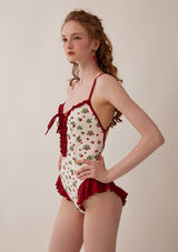 Vibrant Strawberry Bodysuit