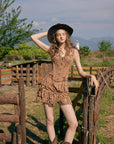 Chocolina Wildleder-Korsett