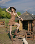 Chocolina Wildleder-Korsett