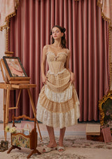 (US Exclusive)Miss Cinnamon Corset Dress