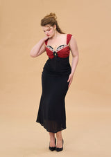 Curve & Plus Shaking the Wine Glass Corset Dress