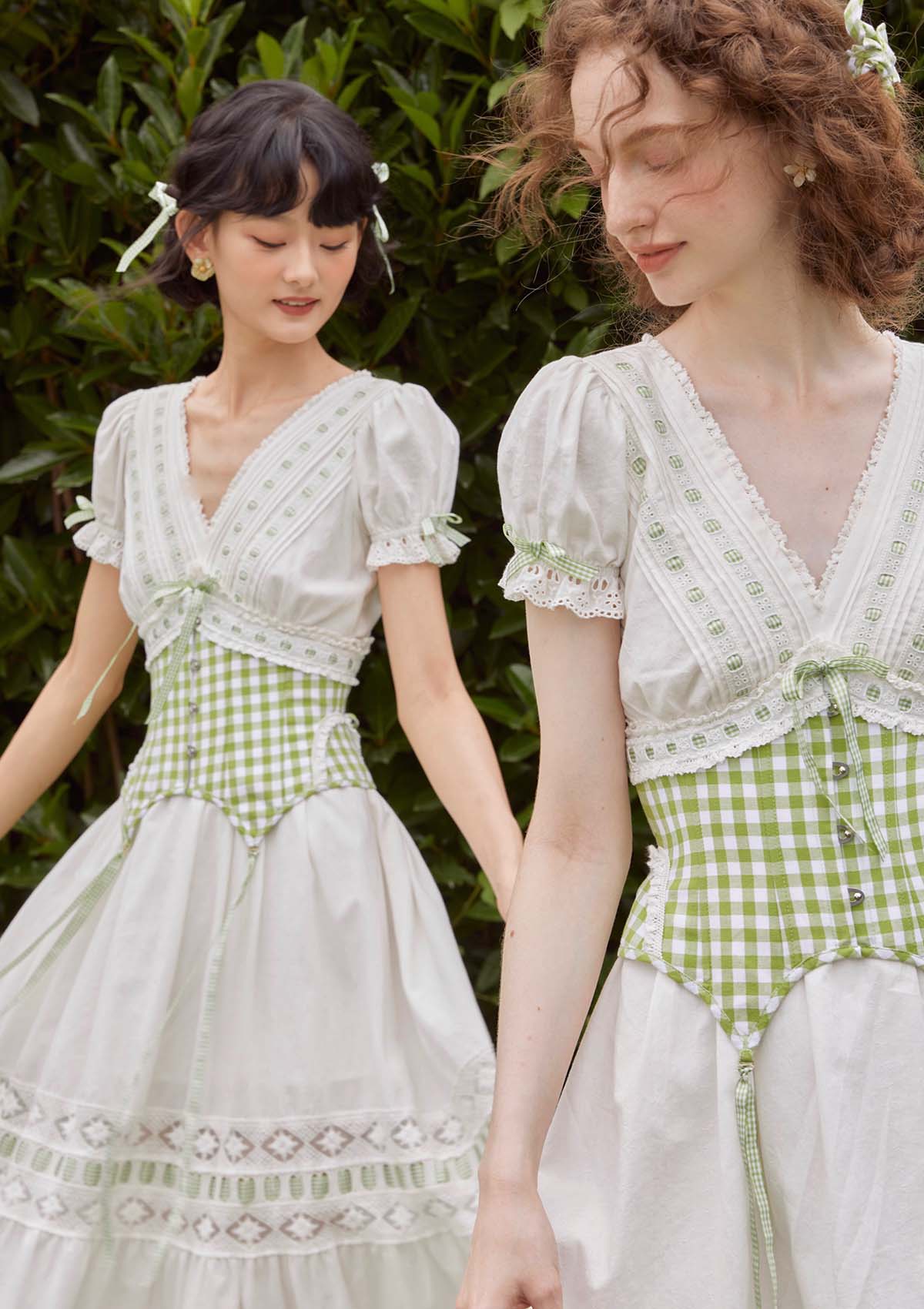 Green Apple Paradise Dress(Short) In-stock / XL Green Apple Paradise Dress(Short) In-stock / XL