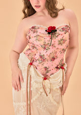 Curve & Plus Rose Sous La Lune Corset Dress