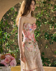 Floral Mirror Skirt