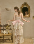 Lacemade "Waltz In The Moonlight" - Floral lace skirt for fairycore fashion