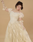 Curve & Plus The Tear of Blossom and Candle Corset Dress