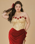 Curve & Plus Wild Rosa in Spain Corset Dress