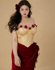 Curve & Plus Wild Rosa in Spain Corset Dress