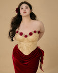 Curve & Plus Wild Rosa in Spain Corset Dress