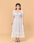 Curve & Plus Dear White Pages Dress