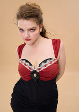 Curve & Plus Shaking the Wine Glass Corset Dress