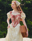 Red Winery Corset