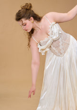 Curve & Plus White Butterfly Flora Skirt