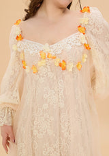 Curve & Plus Sunset & Orange Ocean Dress