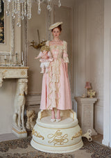 (US Exclusive)Pink Floral Godmother Corset Dress