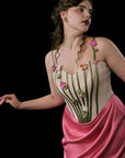 Curve & Plus Flower Vine Phantom Corset Dress