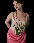 Curve & Plus Flower Vine Phantom Corset Dress
