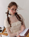 Berries Fashion Editor Unterlegtes Spitzentop