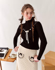 Strawberry Post Office Knit Bottom Shirt