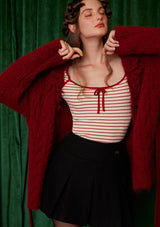 Semi-sweet Chiffon Knit Cardigan