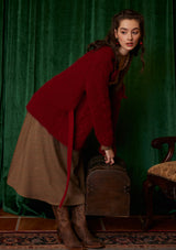 Semi-sweet Chiffon Knit Cardigan