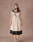 Curve&Plus Sailor Love Letter Dress(Navy)
