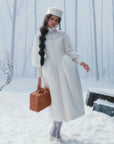 Warrior II Down Puffer Coat — White