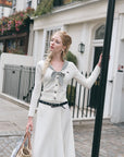Lundenwic Love Letter Striped Wool Sweater