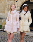 Powder Snow Rose Puffy Down Jacket (pink)