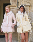 Powder Snow Rose Puffy Down Jacket (Goose Yellow)