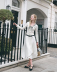Lundenwic Love Letter Striped Wool Sweater