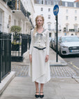 Lundenwic Love Letter Striped Wool Sweater