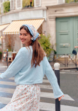 Left Bank Blue Coconut Knit Cardigan