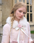 Powder Snow Rose Puffy Down Jacket (pink)