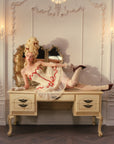 Poem of Bygone Days Puffy Mini Dress