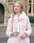 Powder Snow Rose Puffy Down Jacket (pink)