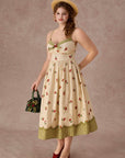 Curve&Plus Wild Cherry Dress(Long)