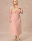 Curve&Plus Wind Perched Rose Quartz Dress