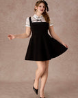 Curve&Plus Beyond Campus Black Dress(Short)