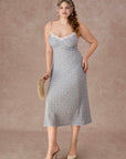 Curve&Plus Azure Coral Dress (Long)